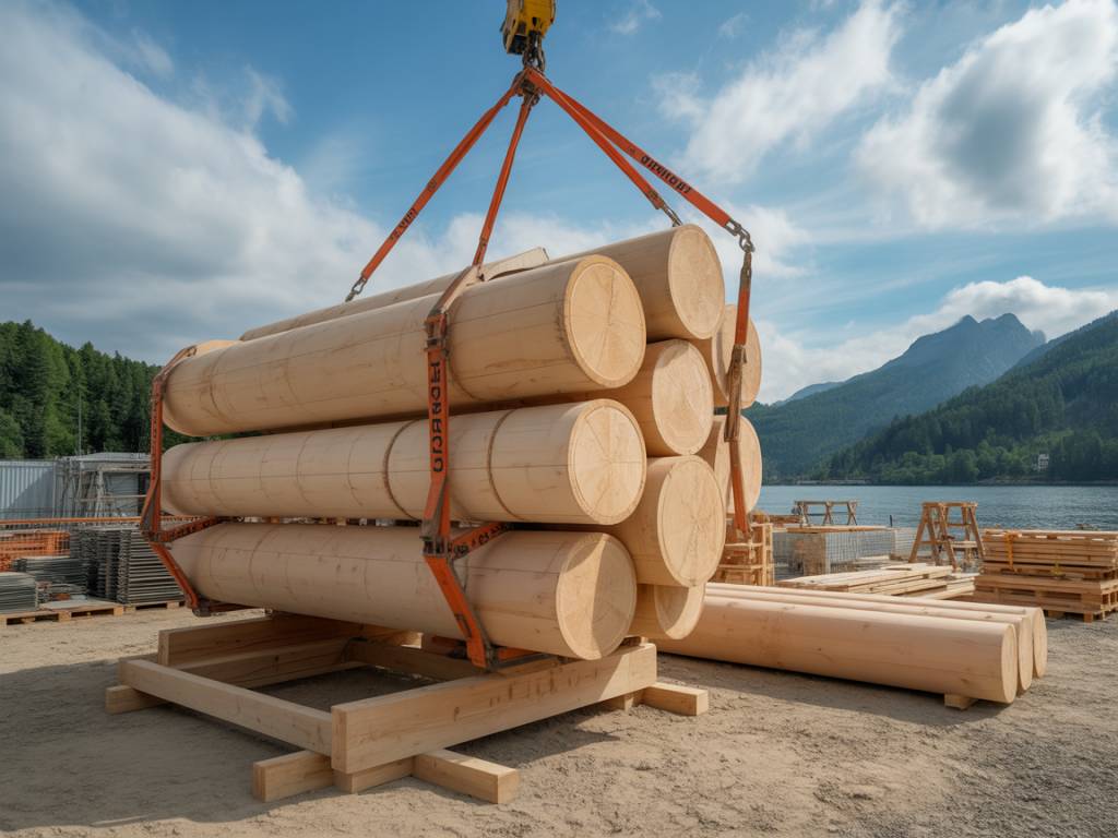 Les innovations dans les systèmes d’assemblage des rondins pour des chantiers plus rapides et précis