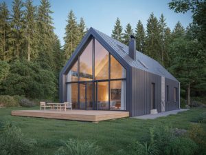 Comment intégrer de grandes baies vitrées dans une maison en rondins sans perdre en performance énergétique